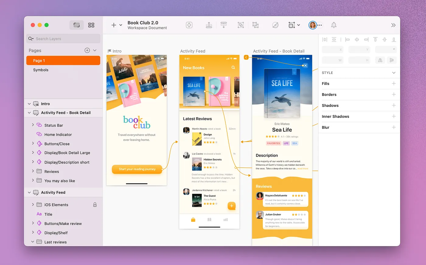 Example Design High fidelity Prototype